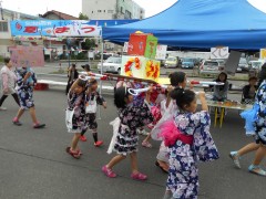 小学生の女の子☆浴衣姿が可愛かったです(^^♪